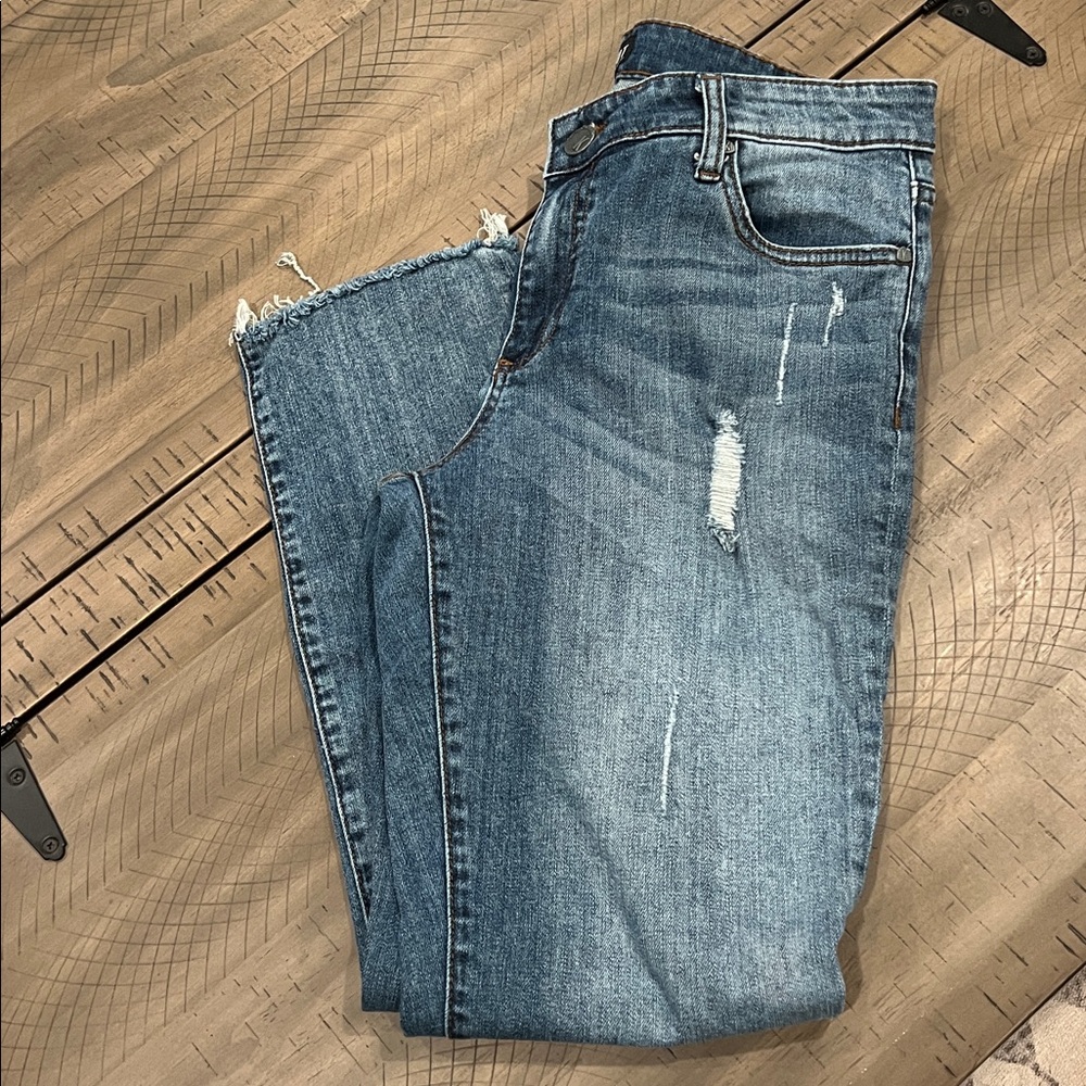 Kut from the Kloth Blue Straight Leg Jeans - Picture 6 of 6